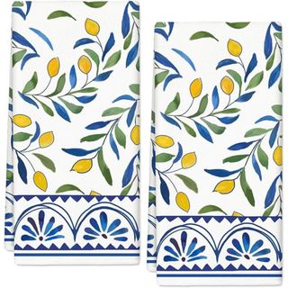 AnyDesign Lemon Kitchen Towel