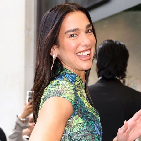 Dua Lipa wore the heeled flip-flops trend before her second wedding in Italy