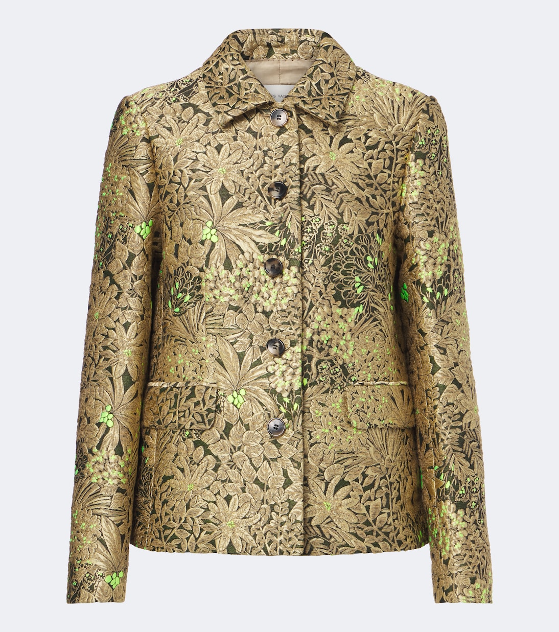 Floral Jacquard Jacket