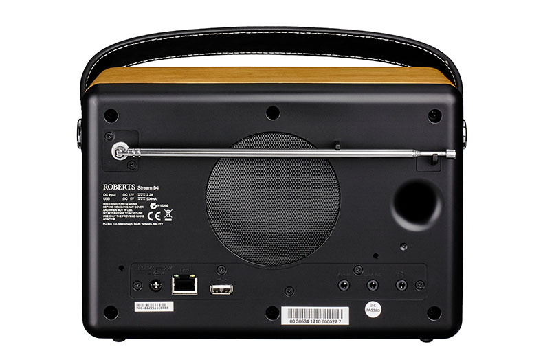 Roberts 94I Cerisier – Radio DAB/FM Con Bluetooth, WiFi, USB E Streaming Stereo, Elegante Finitura Legno