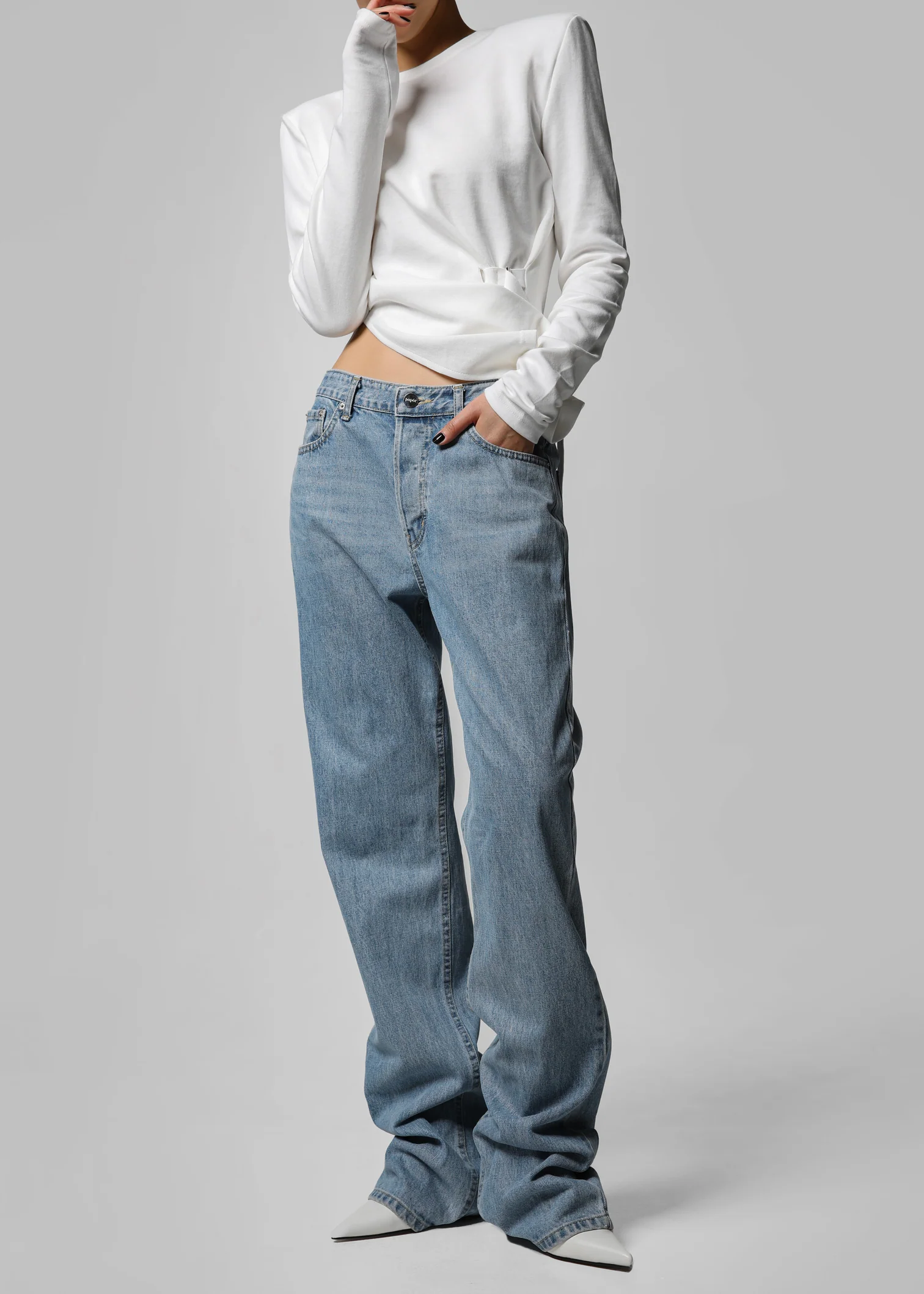 The Frankie Shop, Susanna Jeans in Light Wash