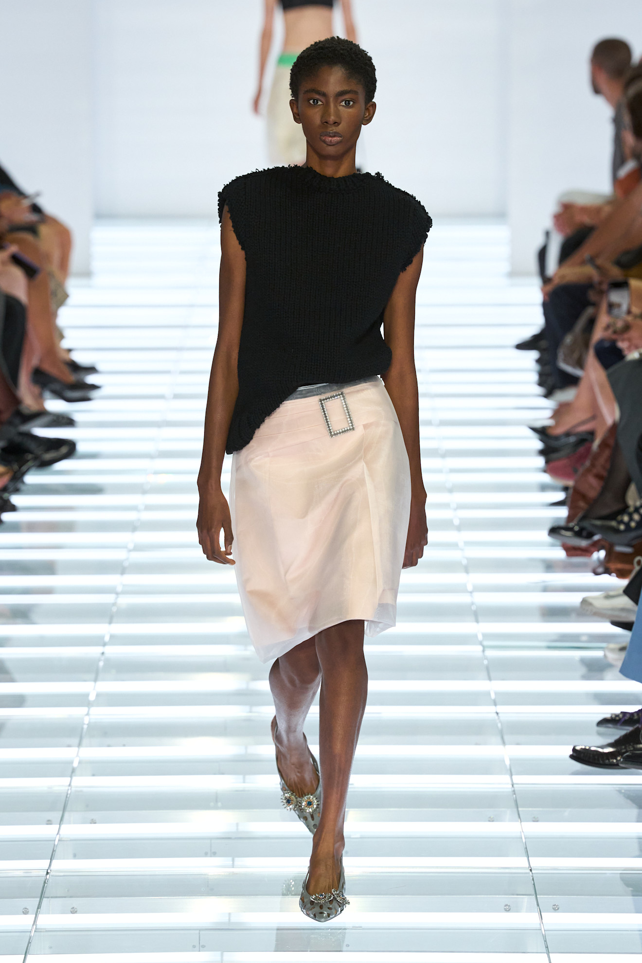 Skirt look on the Prada spring/summer 2027 runway