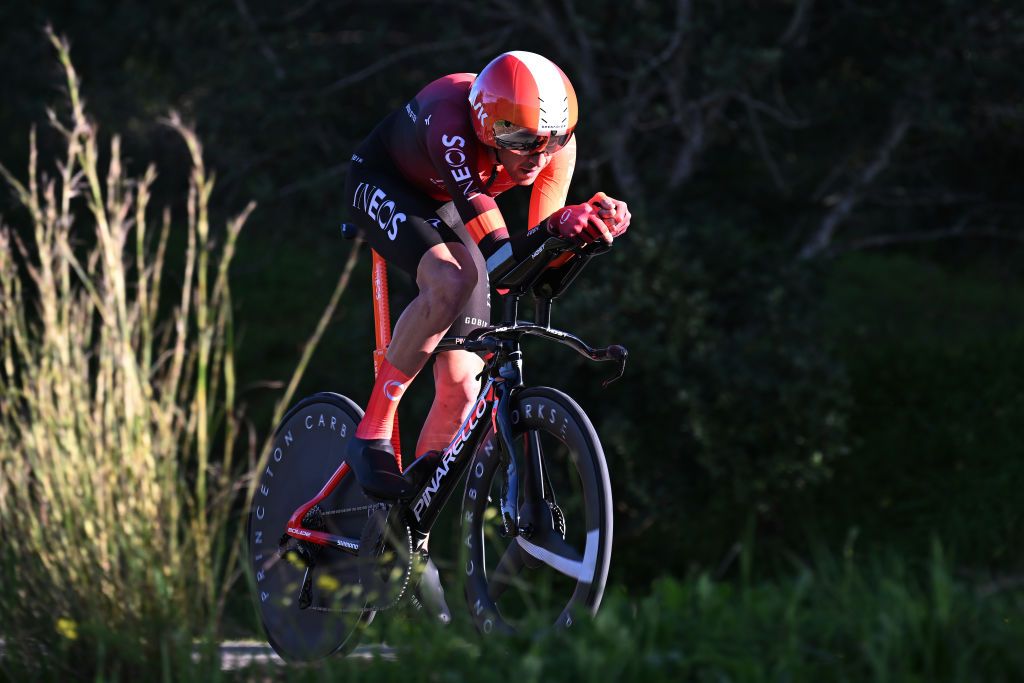 MALHAO PORTUGAL FEBRUARY 23 Laurens De Plus of Belgium and Team INEOS Grenadiers competes during the 51st Volta ao Algarve em Bicicleta Stage 5 a 196 individual time trial stage from Salir to Malhao 477m on February 23 2025 in Malhao Portugal Photo by Tim de WaeleGetty Images