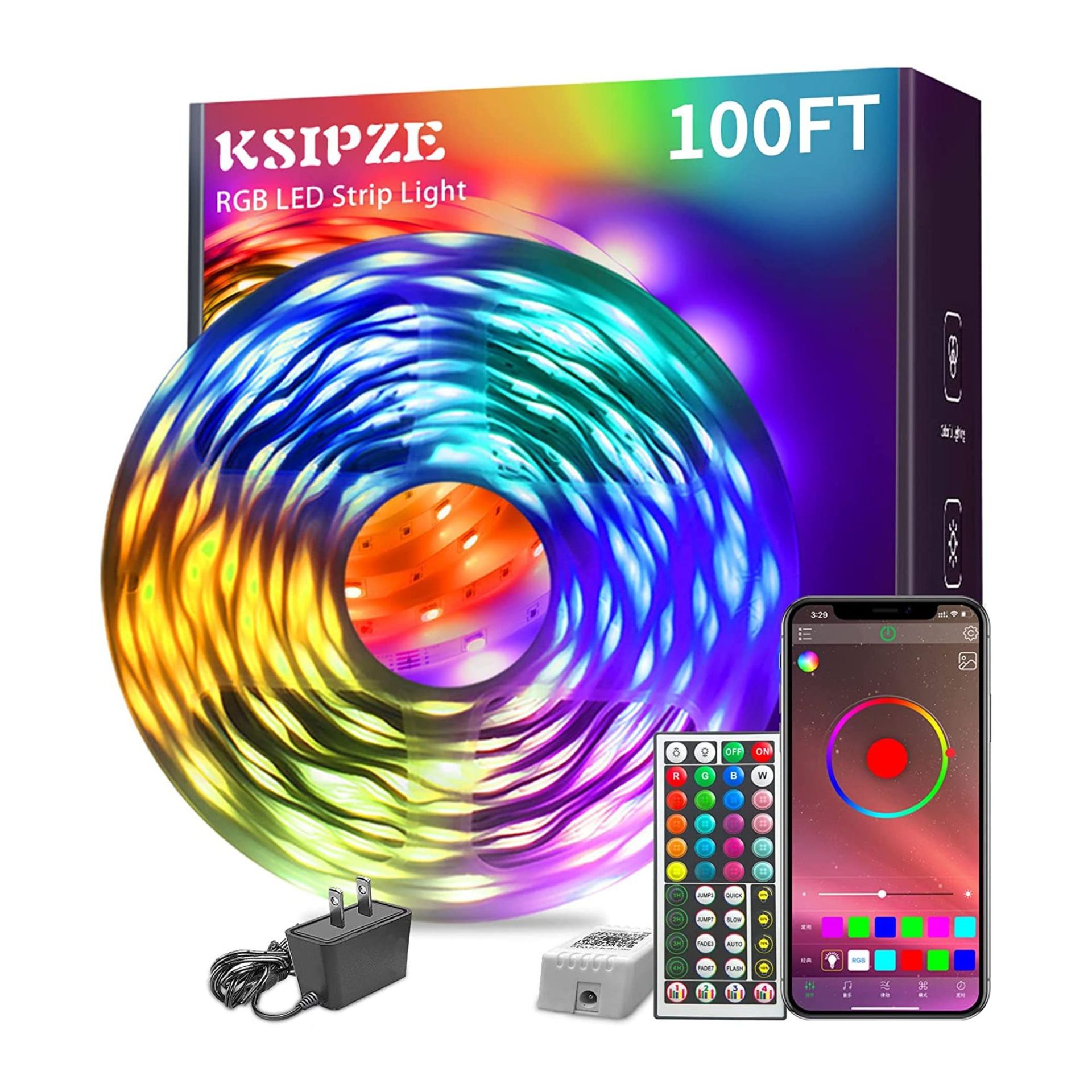 Gulungan Lampu Strip LED Pelangi