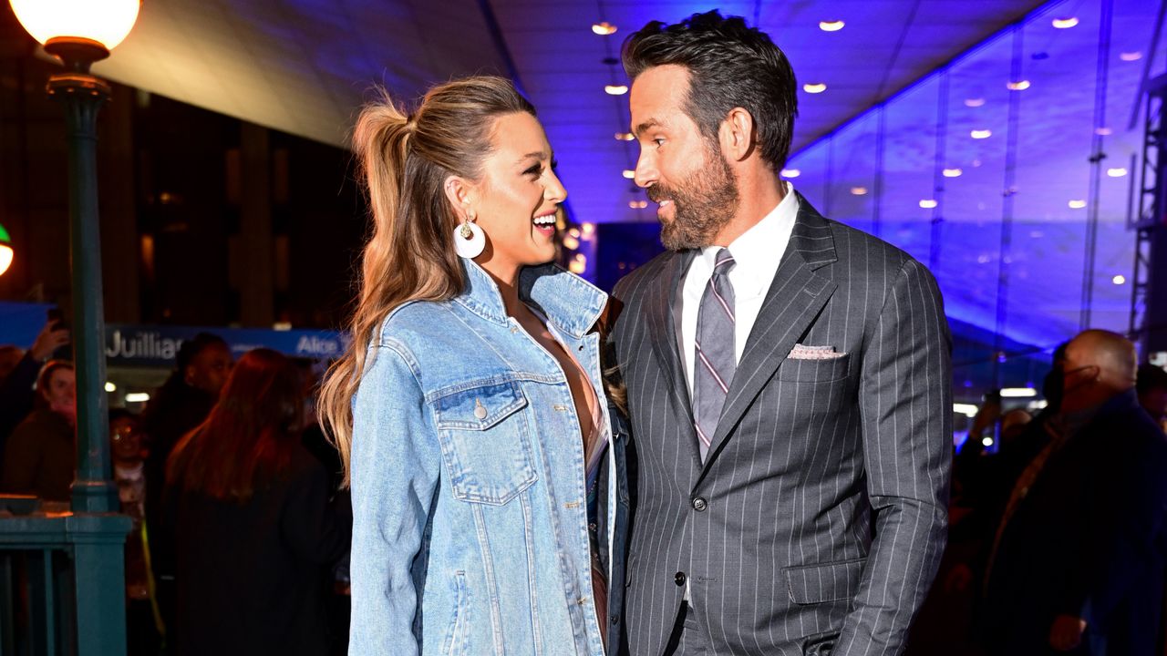 Blake Lively and Ryan Reynolds at the the premiere of &quot;The Adam Project&quot;