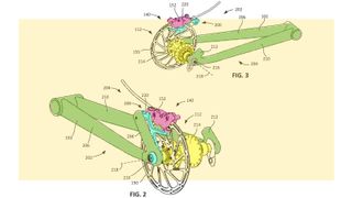 SRAM brake mount patent