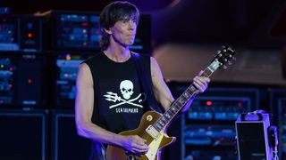 Tom Scholz of Boston performs at Hard Rock Live! in the Seminole Hard Rock Hotel & Casino on June 5, 2014 in Hollywood, Florida.