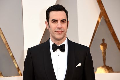 Actor Sacha Baron Cohen attends the 88th Annual Academy Awards at Hollywood & Highland Center on February 28, 2016 in Hollywood, California.
