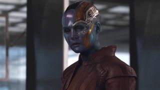 Karen Gillan as Nebula in Avengers: Endgame