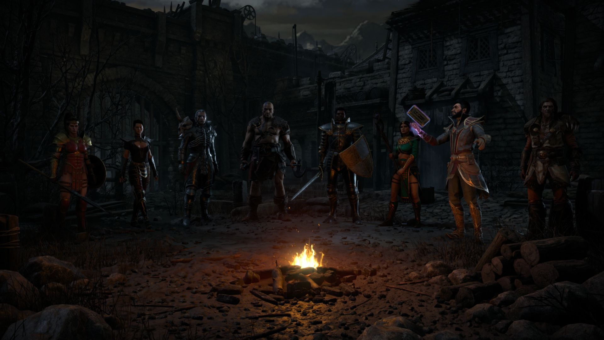 Gameplay images of Diablo 2 Warlock