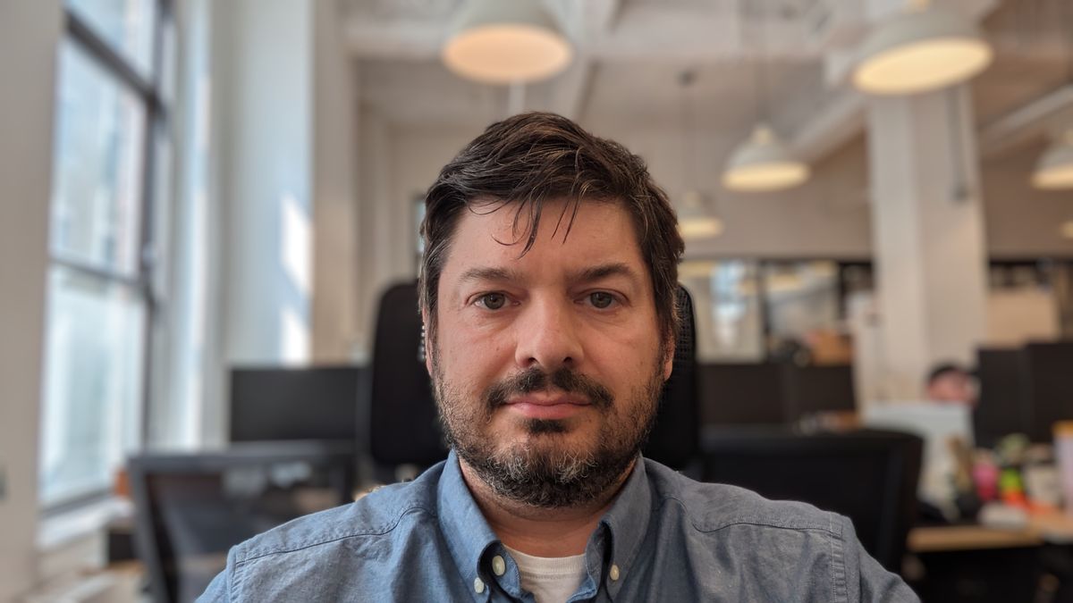 Photo taken with front camera on Google Pixel Tablet