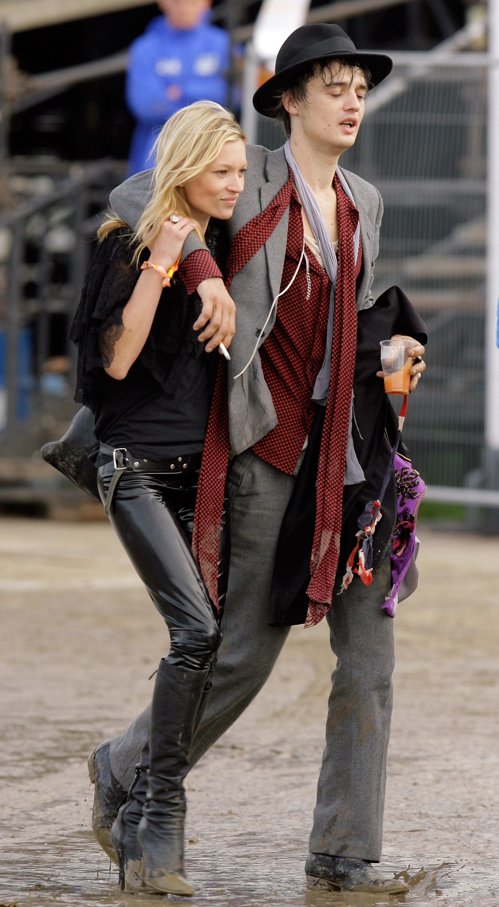 Trajes de Kate Moss en Glastonbury