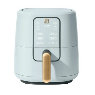 Beautiful 6 Qt Air Fryer with TurboCrisp Technology and Touch-Activated Display, Sage Green