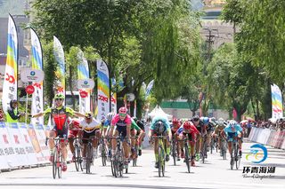 Stage 2 - Jakub Mareczko wins stage 2 of Tour of Qinghai Lake in Datong