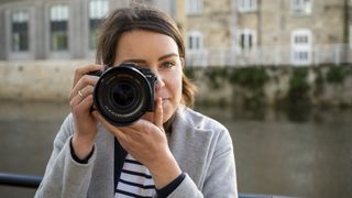 Fujifilm X-T5 being tested by Lauren Scott