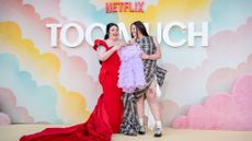 Lena Dunham (L) and Megan Stalter attend the "Too Much" UK Special Screening at The Barbican on June 23, 2025 in London, England