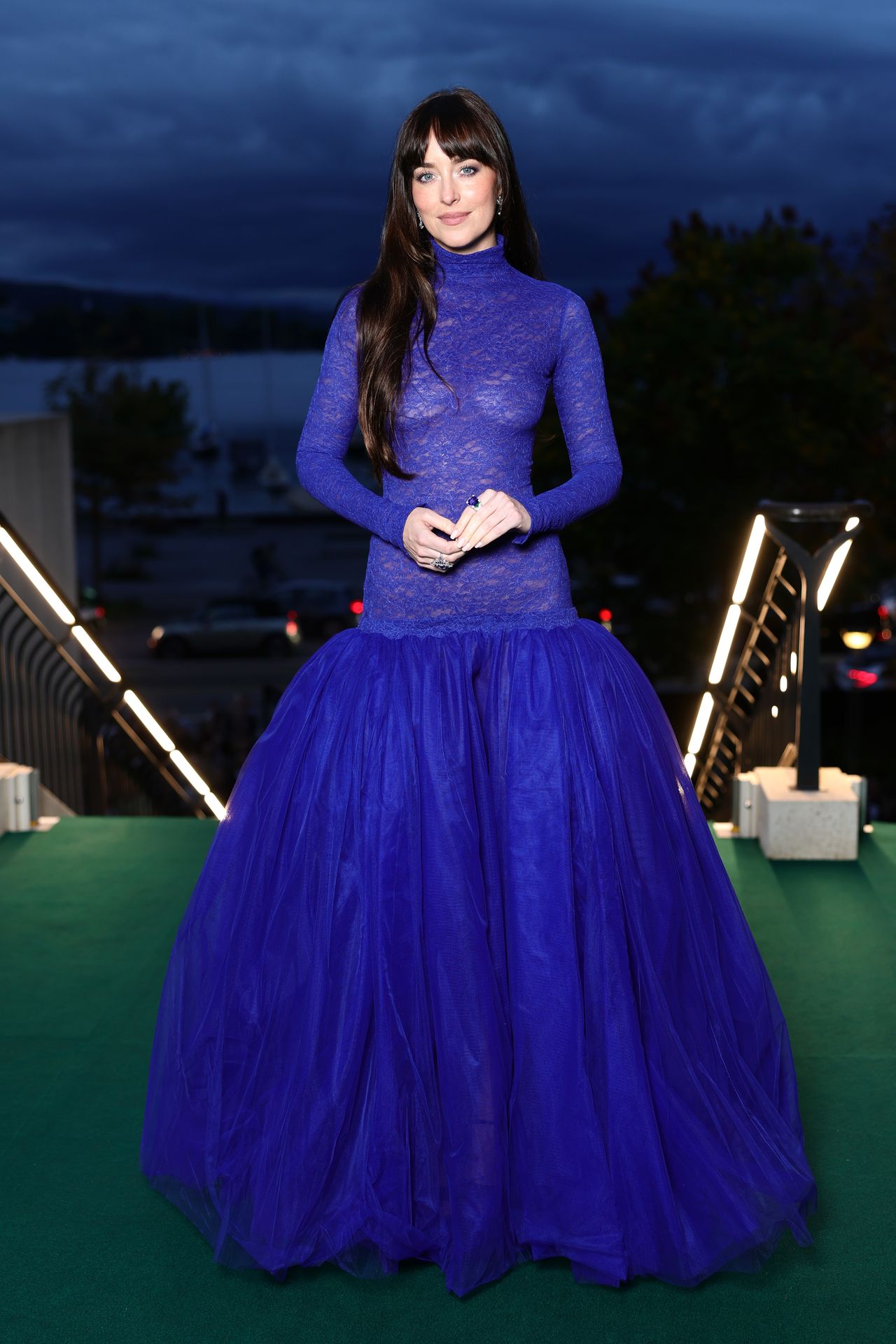 Dakota Johnson poses at the Opening Green Carpet for the 21st Zurich Film Festival at Kongresshaus on September 25, 2025 in Zurich, Switzerland. (Photo by Andreas Rentz/Getty Images for ZFF)