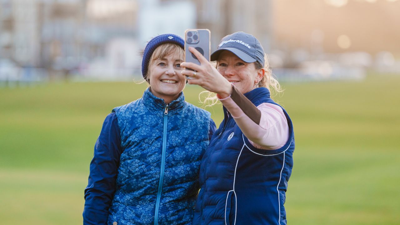 alison root katie dawkins taking a selfie