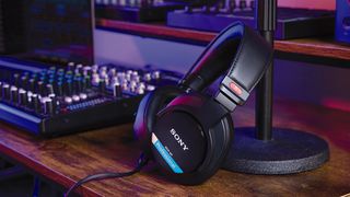 Sony MDR-M1 on a mixing desk