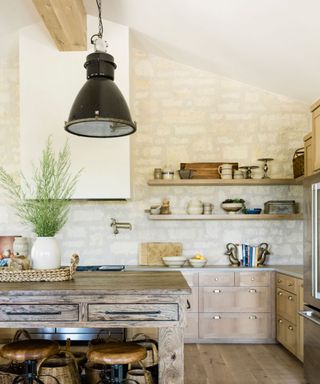 rustic style farmhouse kitchen
