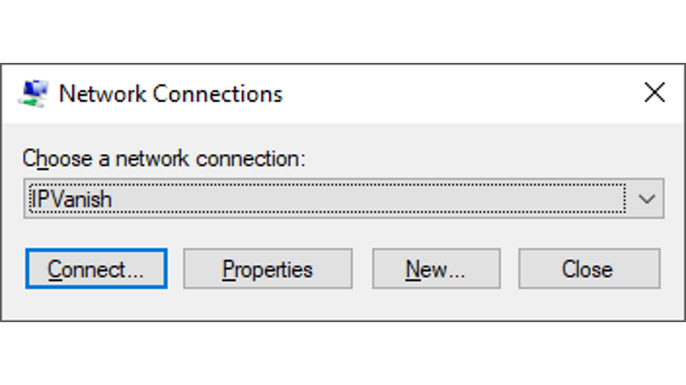 Alat Windows Rasphone dengan daftar koneksi VPN