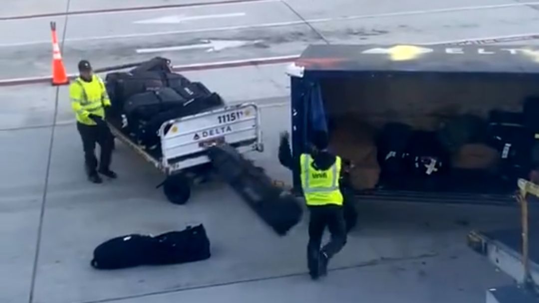 Watch The Viral Airport Video That Is (Understandably) Triggering Golfers