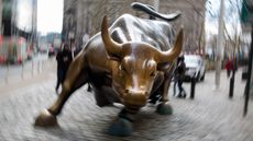 Wall Street's famous bull statue is a symbol of US economic hegemony