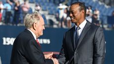 Tiger Woods and Jack Nicklaus