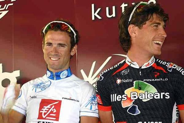 Alejandro Valverde with Jose Ivan Gutierrez