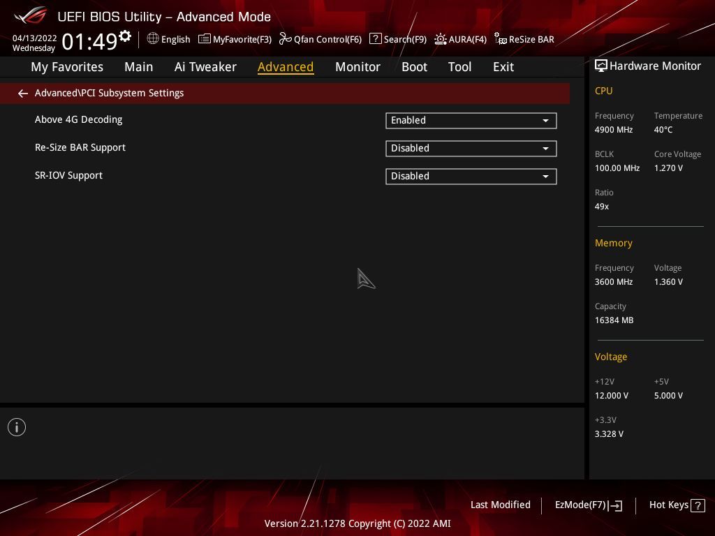 Asus ROG Strix B660-A Gaming WIFI D4
