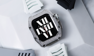 Apple watch case with diamonds
