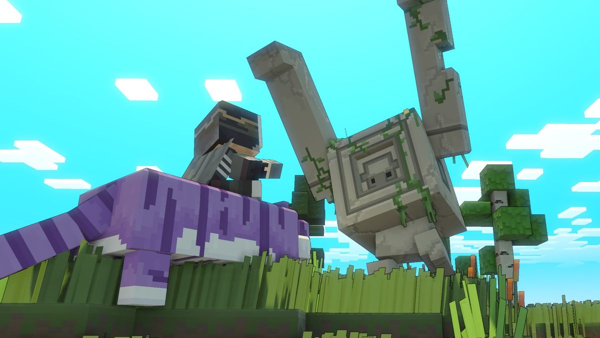 New Friends: The Golems of Minecraft Legends