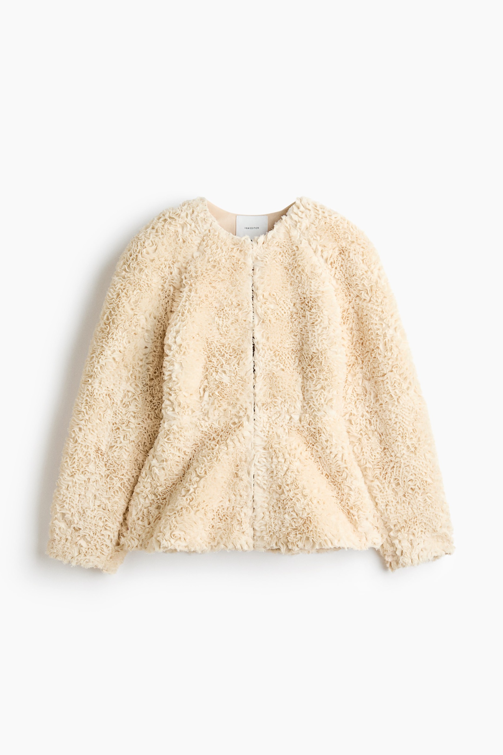 Ruffle-Appliqu&amp;eacute;d Jacket