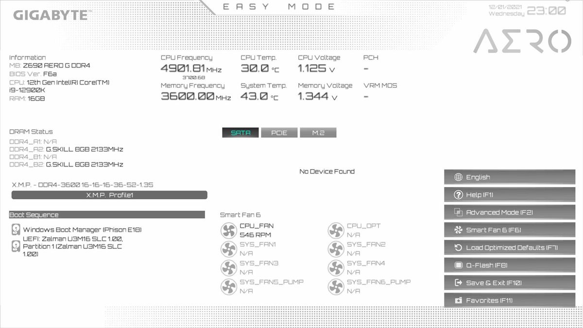 Gigabyte Z690 Aero G DDR4