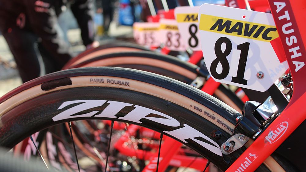 Team Katusha rode 27mm FMB tubulars
