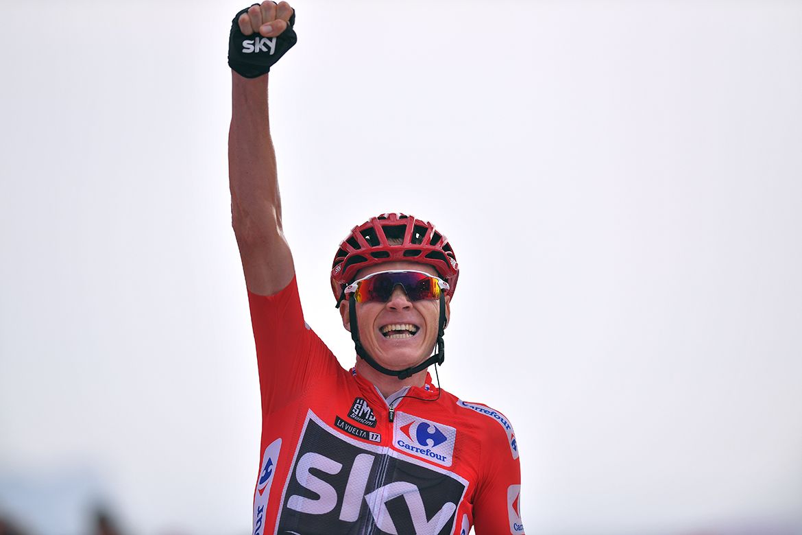 Chris Froome wins the Vuelta a Espa&ntilde;a's ninth stage.