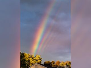 John Entwistle captured this gorgeous supernumerary rainbow while shooting a sunset in New Jersey.