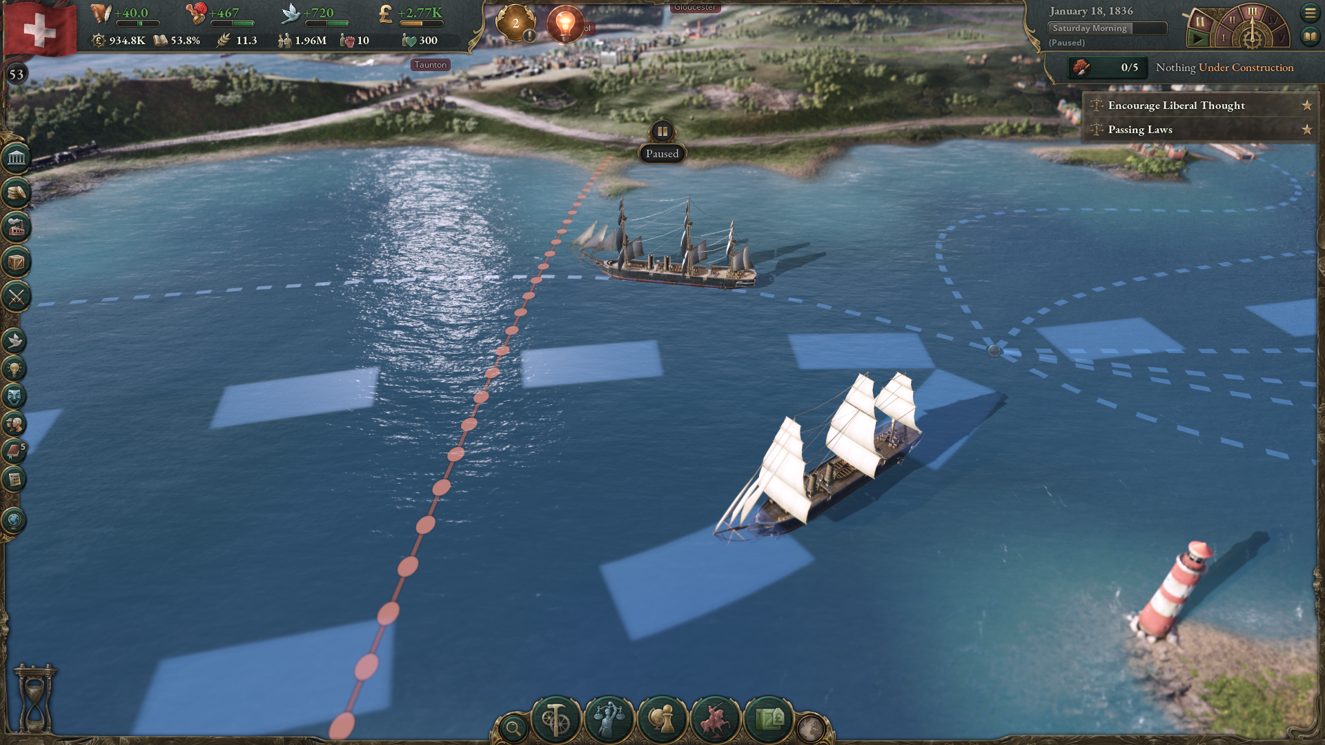 Victoria 3'ün deniz savaşı.