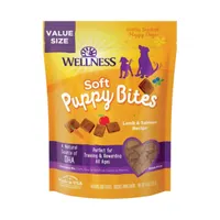 Wellness Soft Puppy Bites Lamb &amp; Salmon Recipe Grain-Free Natural Dog Treats
