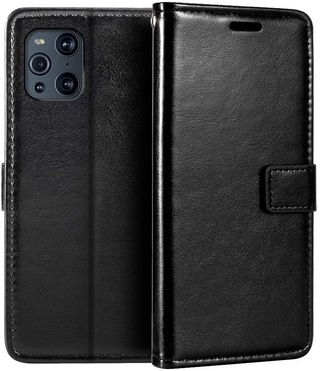 Shantime Leather Wallet Case Oppo Find X3 Pro