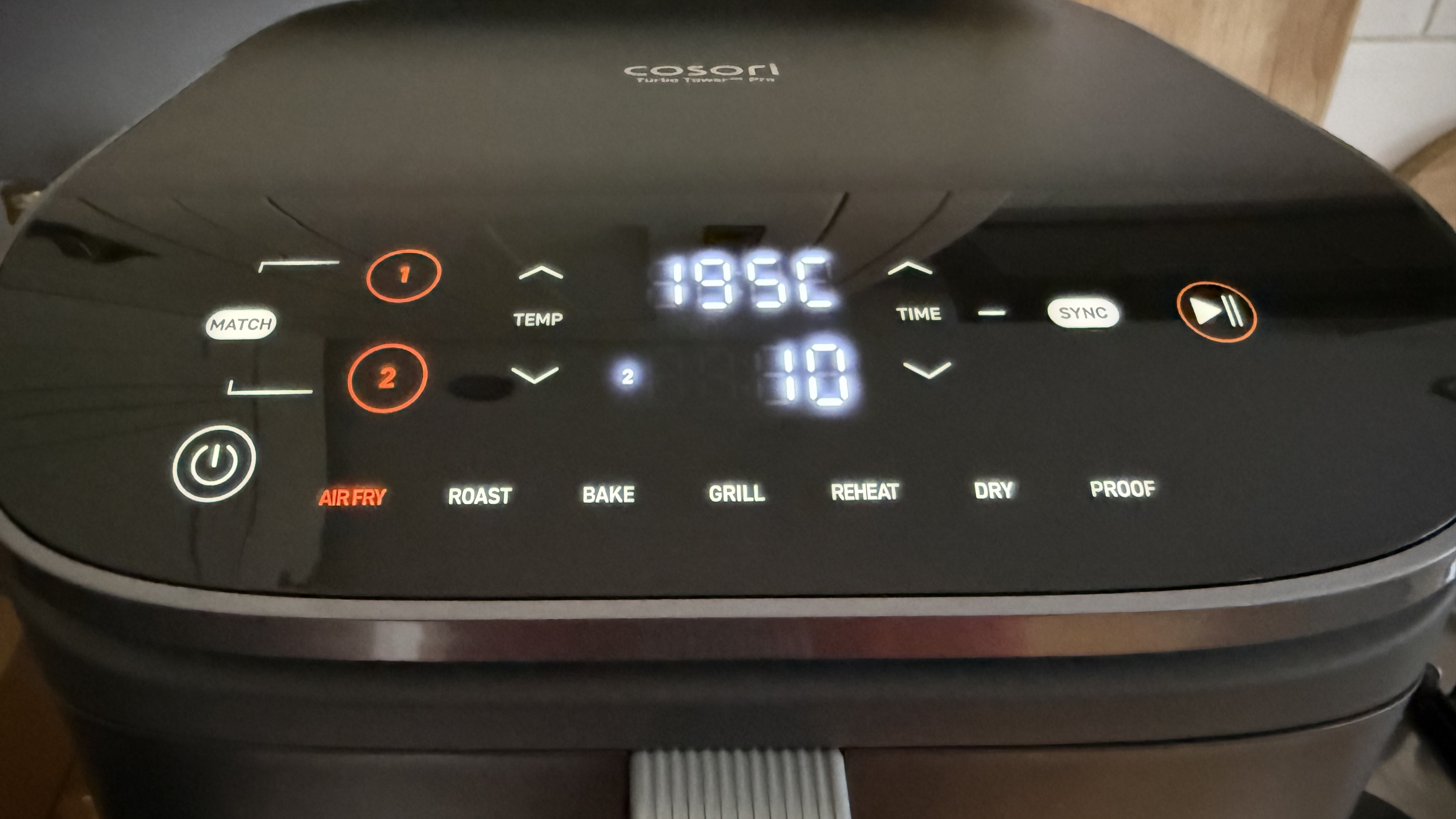 Cosori Turbo Tower 10.8L air fryer