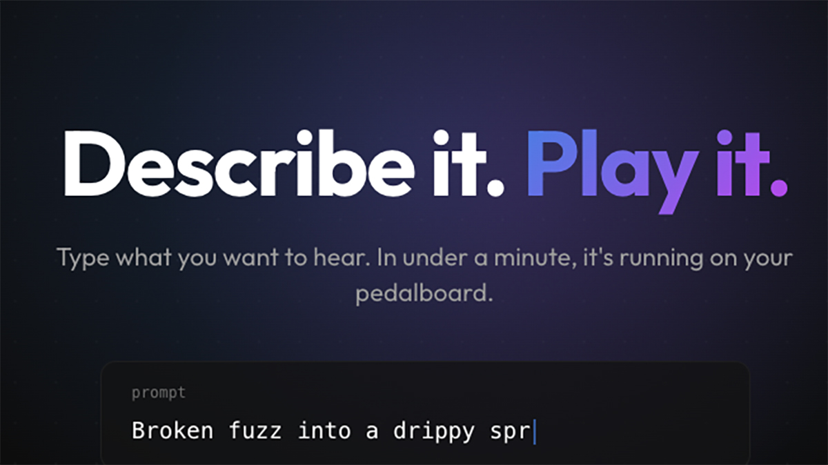 Chaos Audio AI FX Builder
