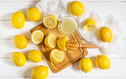 Lemons used to make lemon juice