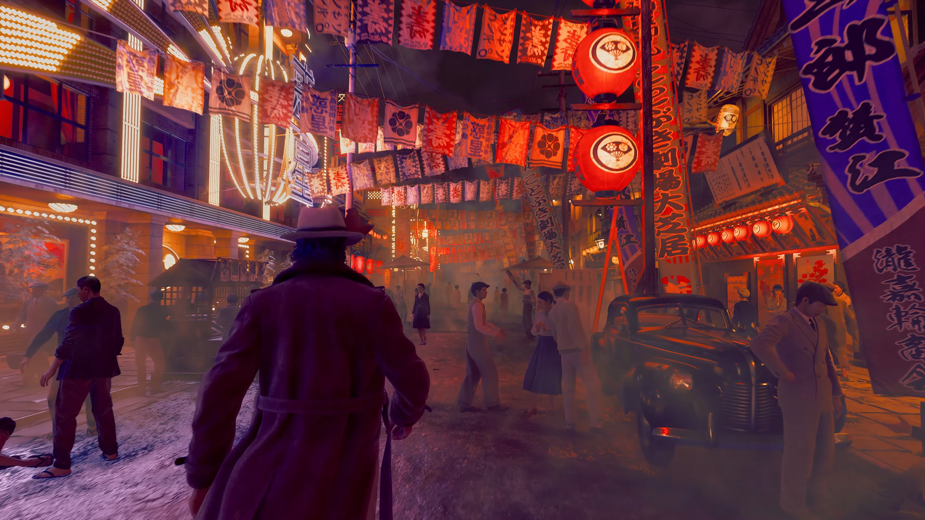 Promotional screenshot of 1940's Japan in Stranger than Heaven