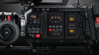 the side body of the Blackmagic Design URSA Cine 12K LF