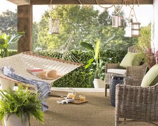 Front porch idea with hammock by Wayfair