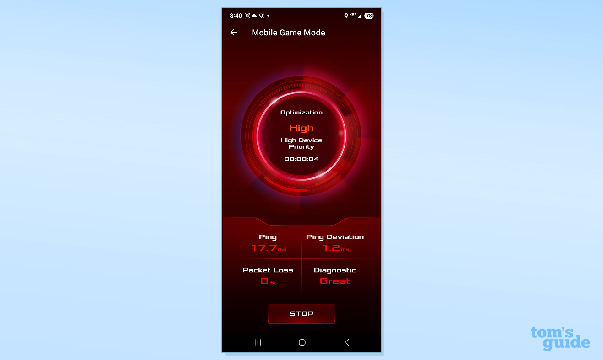 اسکرین شات از برنامه روتر Asus ROG Rapture GT-BE19000AI