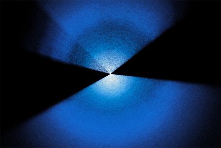 Researchers use DESI&rsquo;s huge 3D map to study dark energy. Earth is at the center of this map, and every point is a galaxy