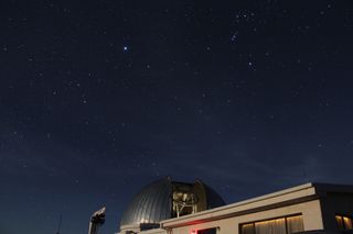 Orion and Sirius Over Hiltner Telescope 