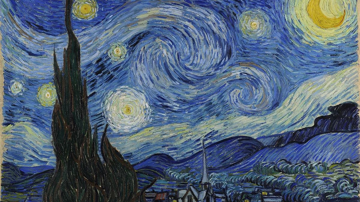 Van gogh&#039;s starry night painting